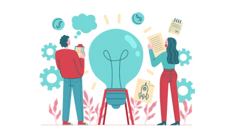 Criativo do artigo de inovação não linear